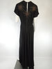 40s Beaded Rayon Dress