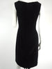 50s/60s Little Black Velvet Cocktail Dress by Tabak
