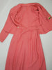 Tailleur jupe rose saumon Lampl années 40/50