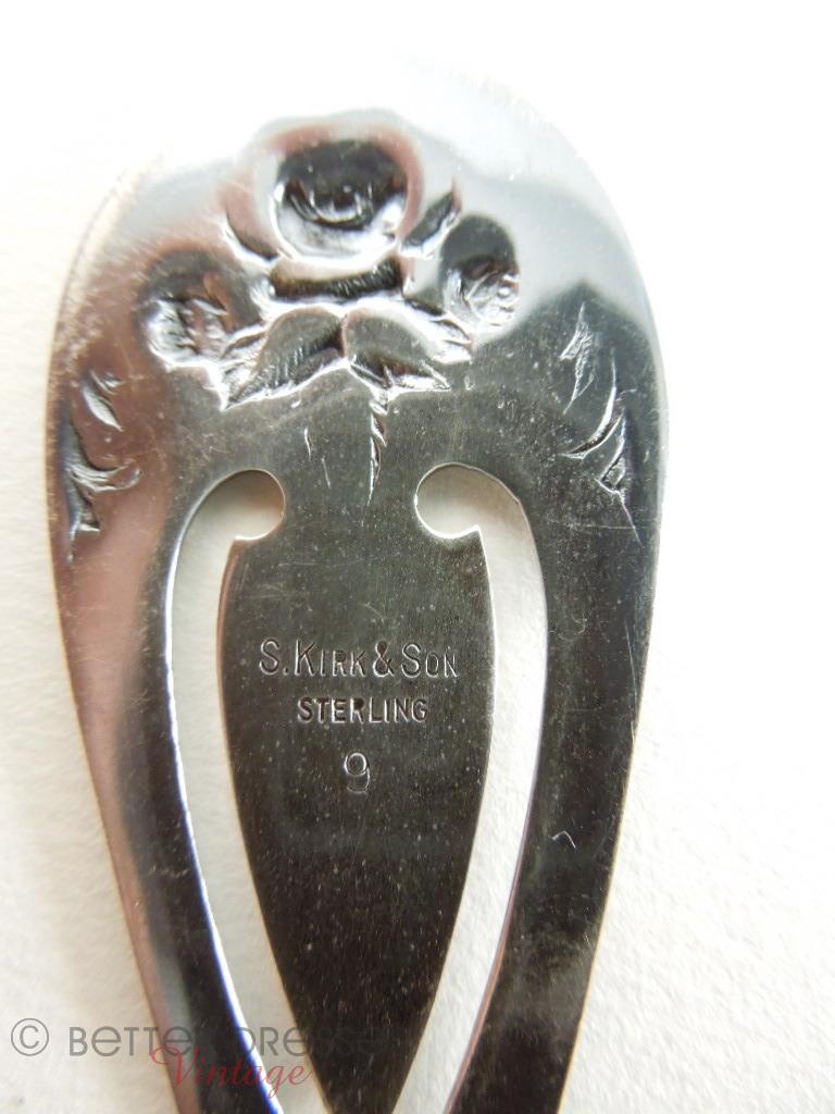 Vintage S. Kirk Son Sterling Silver Book Mark Better Dresses