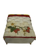 70s Basket Purse With Strawberries - bottom