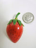 Original by Robert vintage 60s strawberry brooch at www.BetterDressesVintage.com - with dime to show size