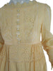 70s Lace Maxi Dress - detail