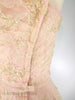 40s/50s Pink Chantilly Ball Gown - side closure