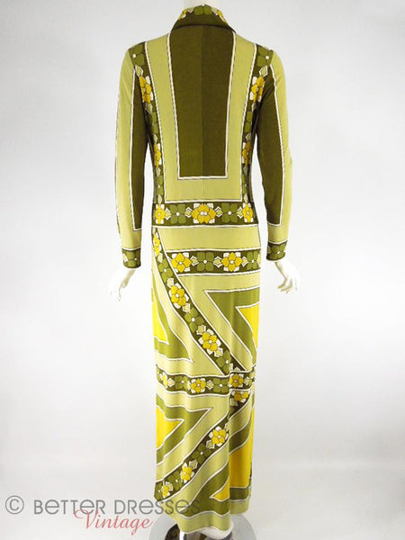 60s/70s Paganne Gene Berk Maxi - back view