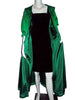 50s Green Satin Opera Coat