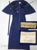 60s Navy Blue Dress + Jacket Set - interior and California Girl Travel '65 labels