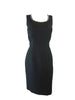 Black Wiggle Dress With Rhinestones