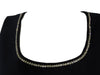 Petite Robe De Cocktail Noire Avec Strass Années 50/60