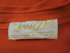 70s Lorrie Deb Orange Halter Dress & Capelet