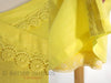 Robe droite jaune des années 60