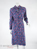 60s/70s Plus-Size Day Dress - bow at neck