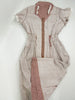 Robe de jour en vichy marron des années 40/50 par Princess Peggy