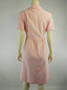 50s/60s Pink Seersucker Day Dress