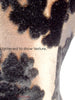 50s Black Velvet on Bronze Sheath - texture detail
