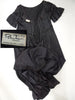 50s Black Lace Hawaiian Gown - interior + Pikake label