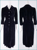 40s Black Velvet Dress - no belt