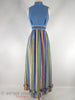 60s/70s Open Back Maxi Dress & Wrap