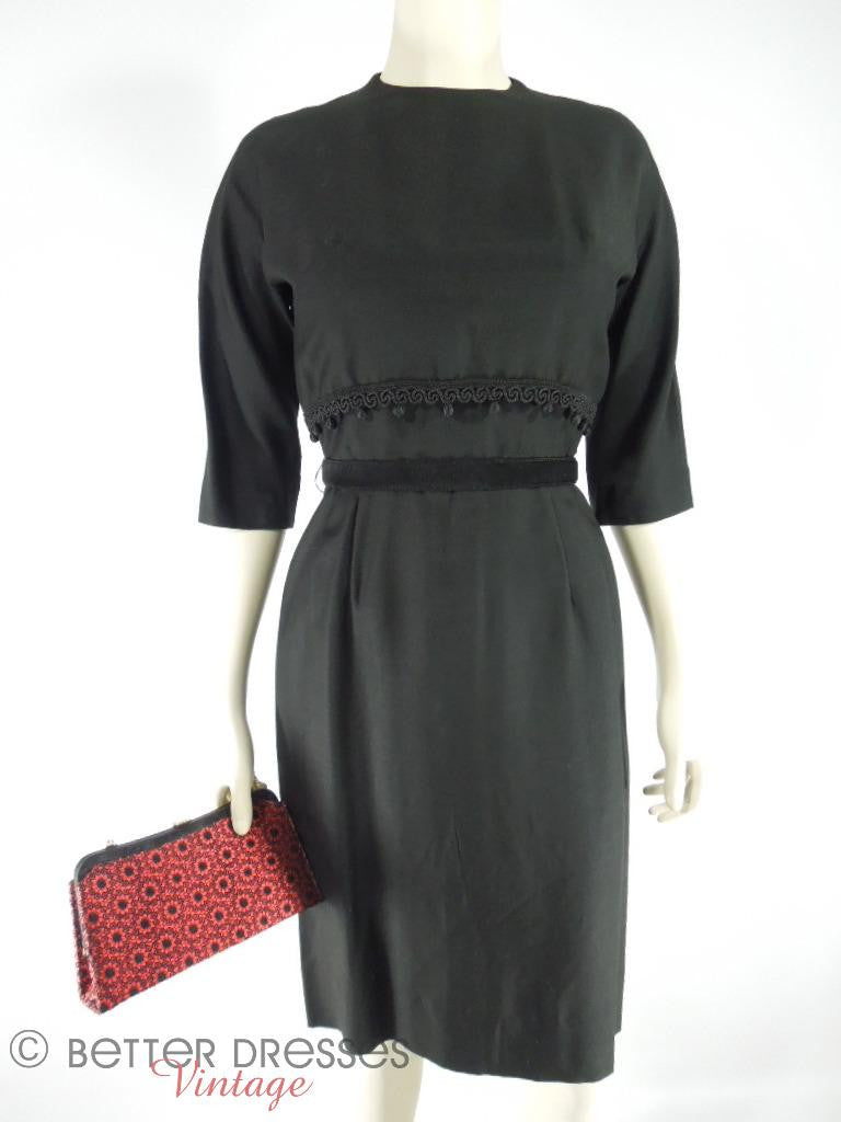 cocktail dresses 50s Vintage 1950s 50s Little Black Cocktail Dress by Henry Lee
