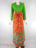 Lime Green and Brights Hostess Dress - front