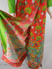 Lime Green and Brights Hostess Dress - skirt detail