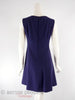 60s Adele Simpson Navy Dress + Jacket - dress back