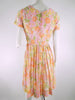 60s Pastel Cotton Dress - back view