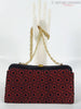 50s Black and Red Lace Purse