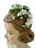50s Floral Wedding Headpiece