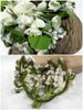 Vintage 50s bridal headpiece - detail and interior