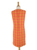 60s Plaid Wool Jumper Dress - back
