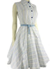 1950s full-circle shirtwaist dress
