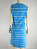 60s David Crystal Izod-Lacoste Blue Dress at Better DressesVintage. Back.