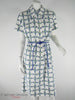 Lisa Cobb Saks Fifth Avenue 1970s Nautical Shirtwaist at Better Dresses VIntage