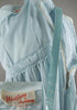 50s/60s Light Blue Pleated Nylon Dress