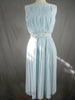 50s/60s Light Blue Pleated Nylon Dress