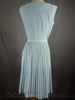 50s/60s Light Blue Pleated Nylon Dress