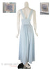 50s Light Blue Vanity Fair Nightgown - back with tag