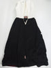 60s Maxi Hostess Dress in Black, White and Ethnic Ribbon by Ayres Unlimited at Better Dresses Vintage. Interior.
