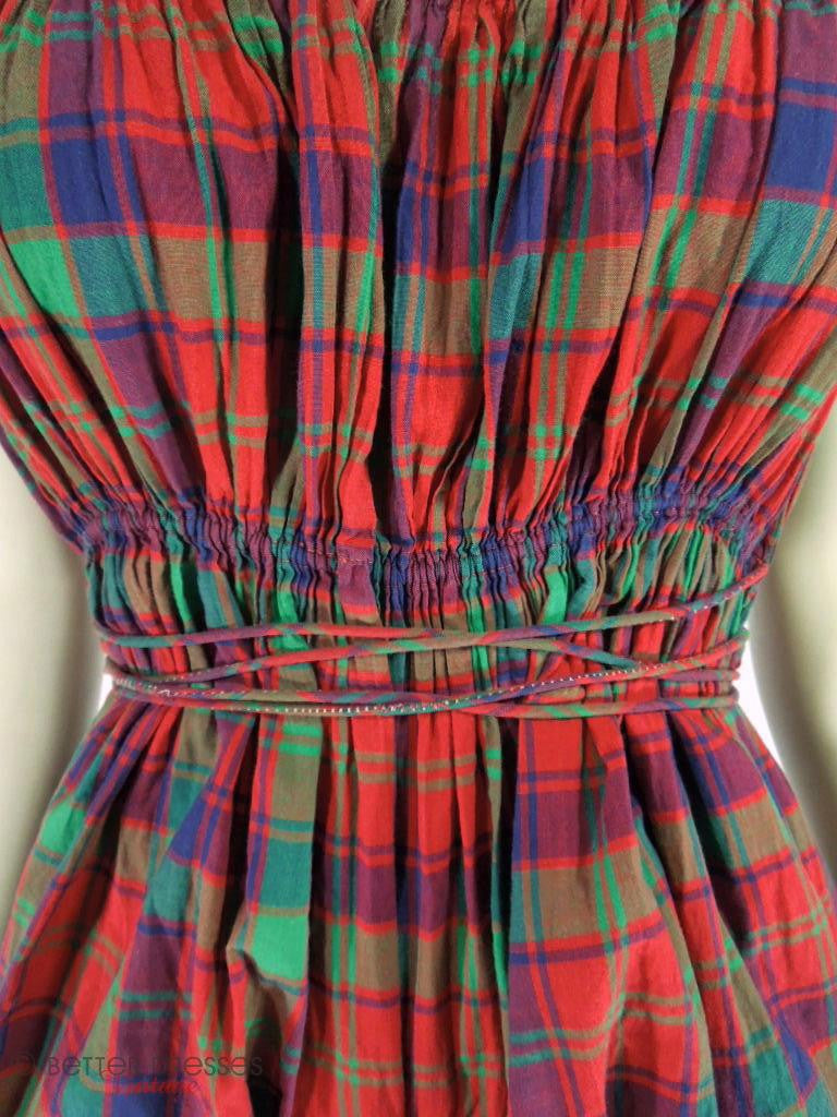 40s Claire McCardell Playsuit in Red Plaid – Better Dresses Vintage