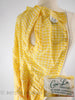 60s Yellow Gingham Scooter Dress - interior + Cari-Lu label