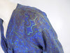 50s/60s Blue Silk Dress - fading