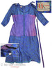 50s/60s Blue Silk Dress - interior + R&K labels