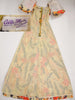 60s/70s Bold Floral Maxi Dress - interior and Alta Moda label