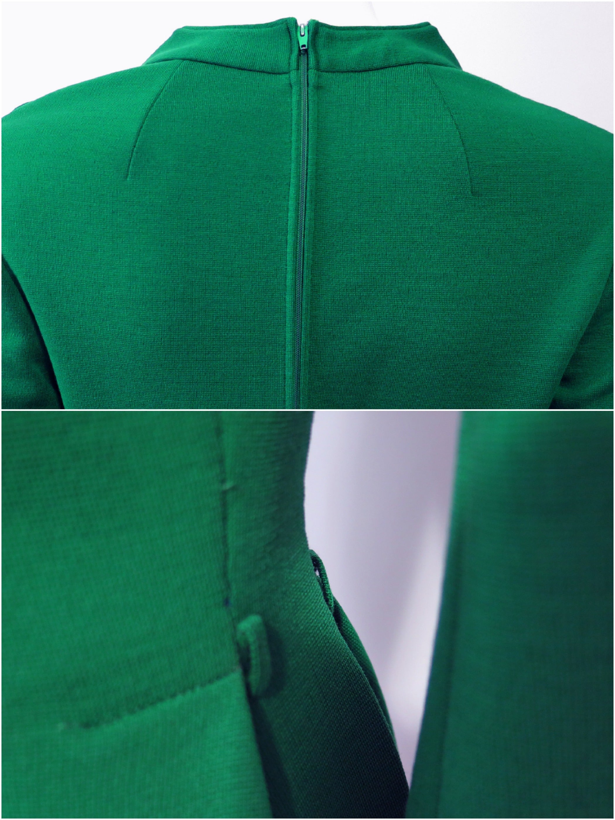 60s Does 40s Green Wool Long Sleeve Dress Better Dresses Vintage 60s Does 40s Green Wool Long Sleeve Dress Better Dresses Vintage