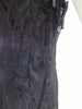 30s Black Lace Gown + Slip - snap closures