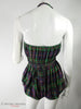 40s Claire McCardell playsuit in blue plaid at Better Dresses Vintage. back view