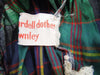 40s Claire McCardell playsuit in blue plaid at Better Dresses Vintage. label side 2
