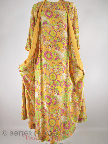 60s Caftan Robe - held open