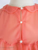 50s Vanity Fair Coral Nylon Capelet